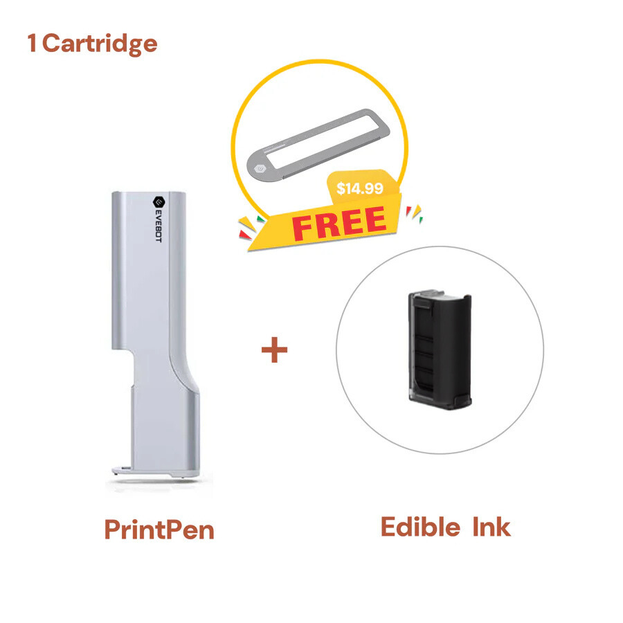 Mobiler PrintPen mit Lebensmittelfarbe - Versand aus Deutschland