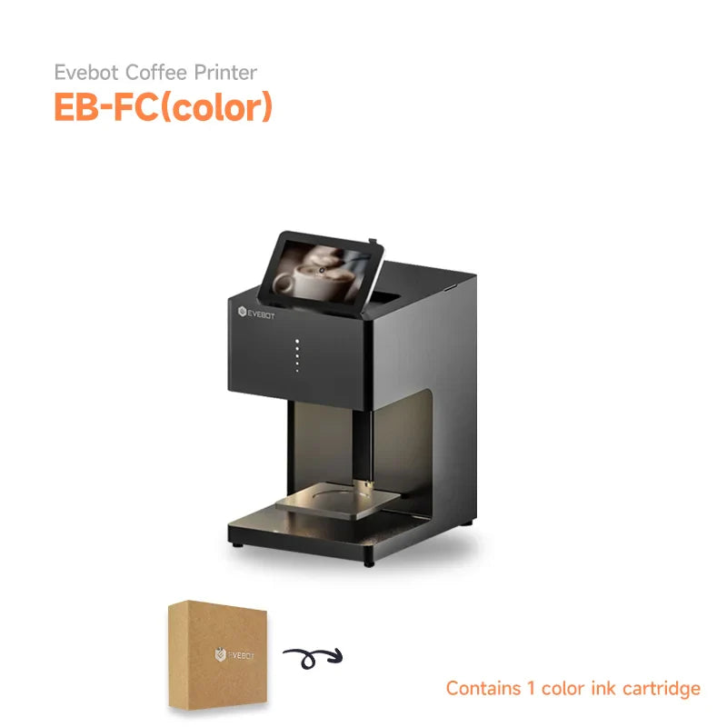 Evebot Multicolor Kaffeedrucker EB-FC1 Farbdrucker für Lebensmittel (Versand aus Deutschland)