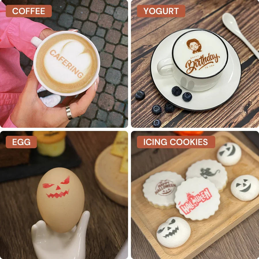 Mobiler PrintPen mit Lebensmittelfarbe - Versand aus Deutschland