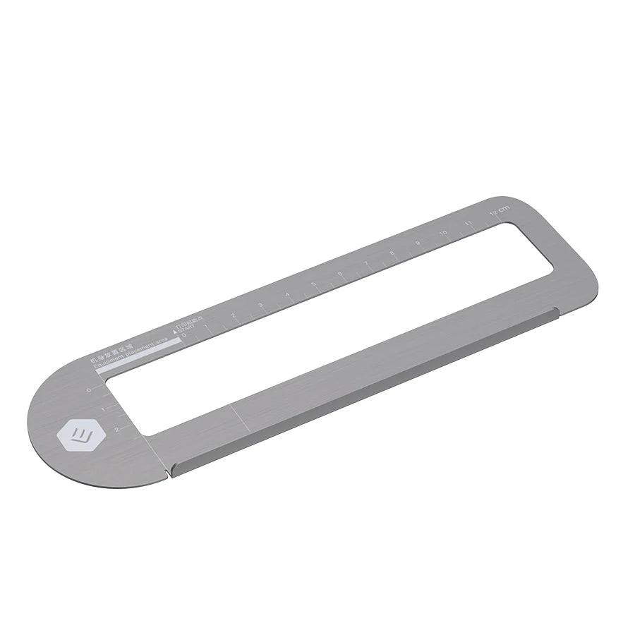 Universelles Hilfslineal für Handdrucker