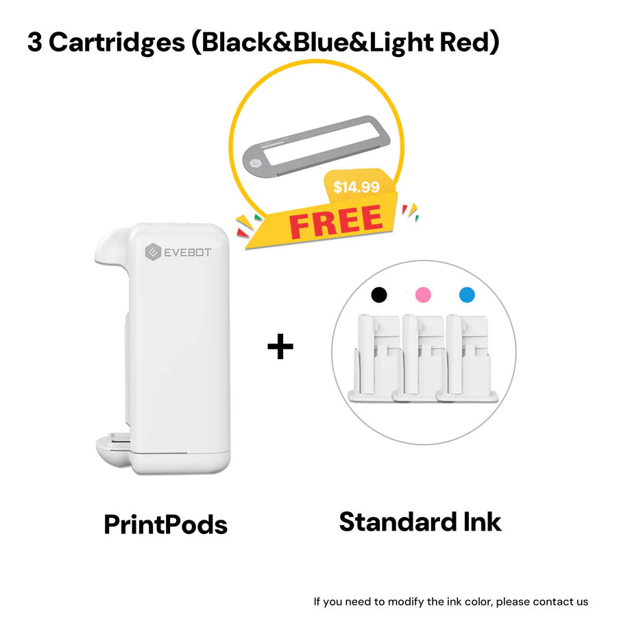 Evebot PrintPods – Handdrucker für saugfähige Oberflächen