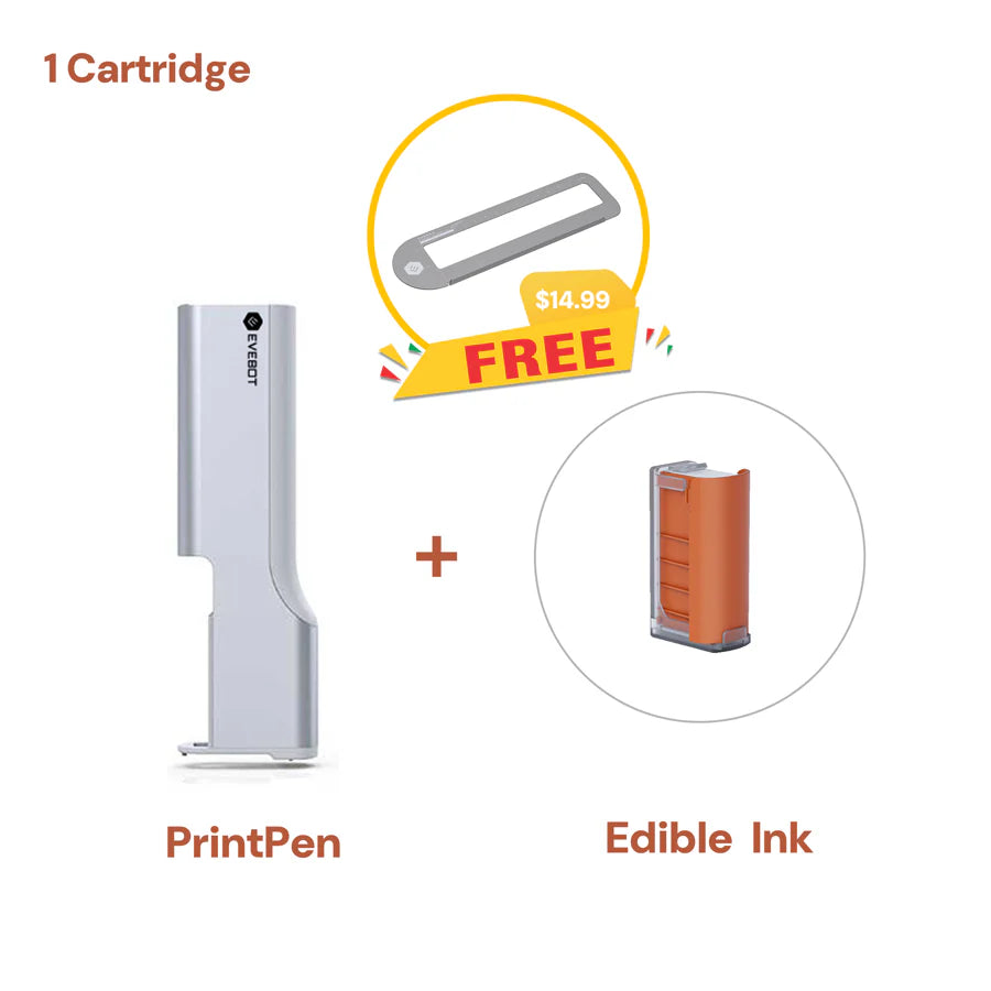 Mobiler PrintPen mit Lebensmittelfarbe - Versand aus Deutschland