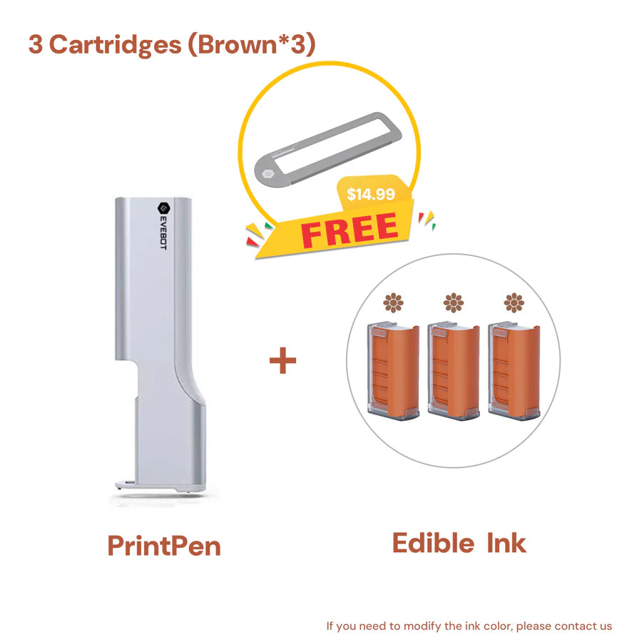 Mobiler PrintPen mit Lebensmittelfarbe - Versand aus Deutschland