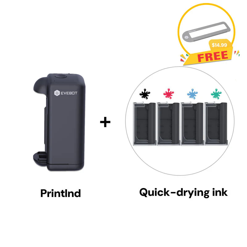 Evebot PrintInd – Ultra-portable handheld inkjet printer