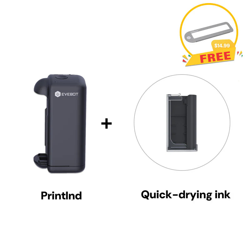Evebot PrintInd – Ultra-portable handheld inkjet printer