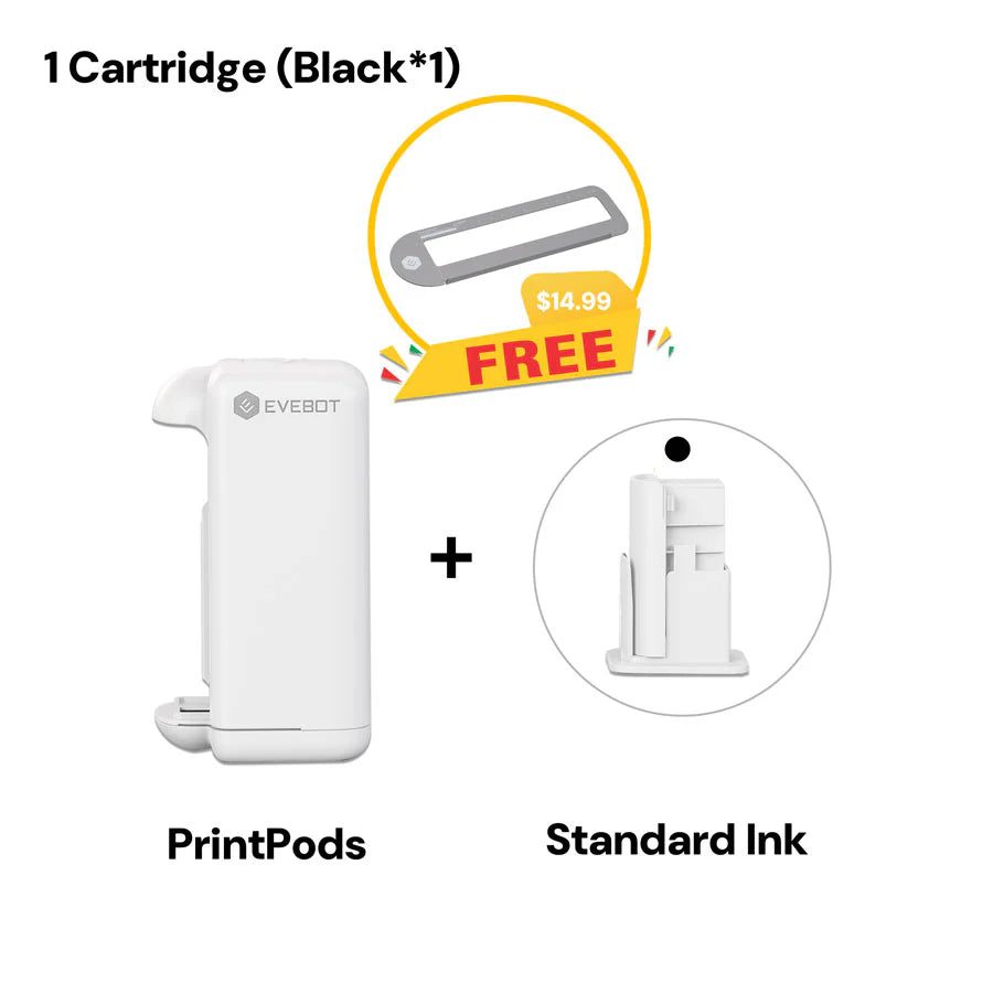 Evebot PrintPods: impresoras portátiles para superficies absorbentes